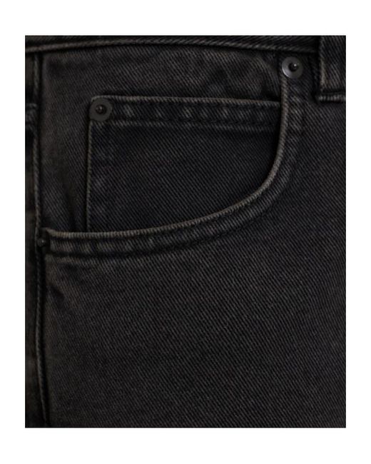 The Row Black Riaco Denim Cropped Jeans