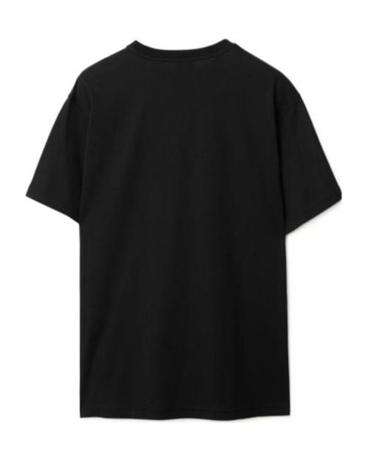 Burberry Black Logo Printed Crewneck T-Shirt for men