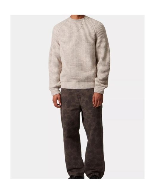 Carhartt Natural Carhartt Firth Sweater Knitwear for men