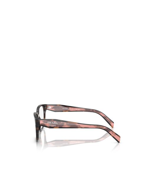 Prada White Eyewear Square Frame Glasses