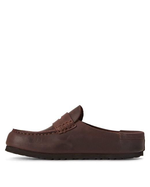 Birkenstock Brown Slip-On Slippers