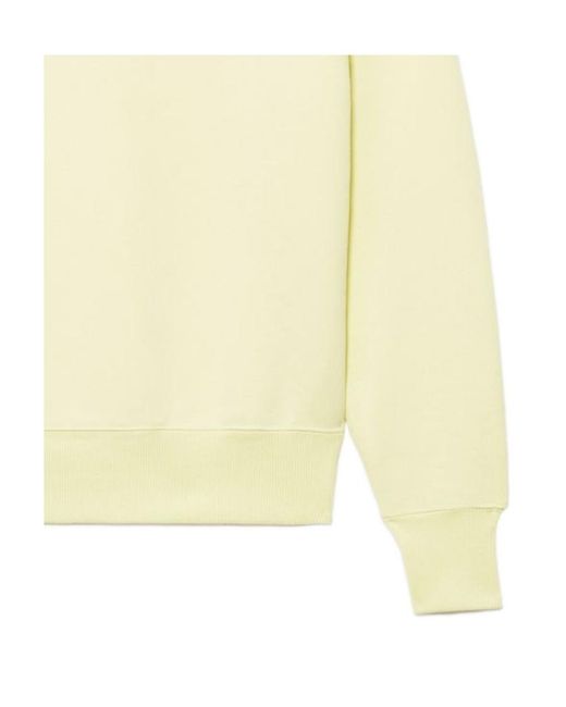 AMI Yellow Ami De Coeur Crew-Neck Sweatshirt for men