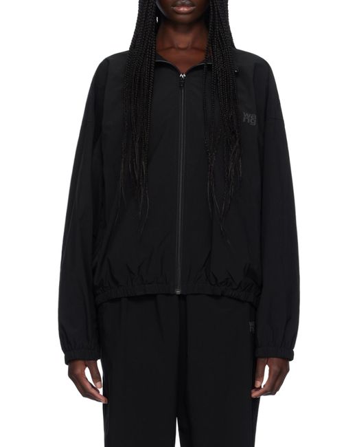 Alexander Wang Black Zipped Track Jacket