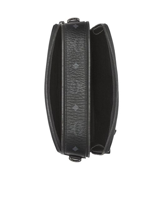 MCM Black Diamond Small Camera Bag for men