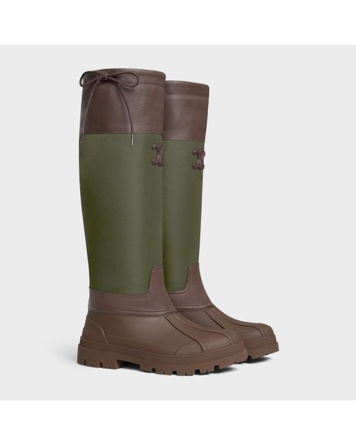 Céline Green Riley High Boot