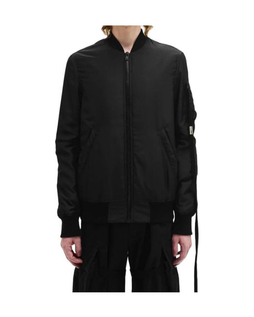 Ann Demeulemeester Black Dries Bomber Jacket for men