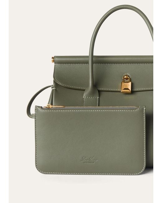 Loro Piana Green Loom L25 Shoulder Bag