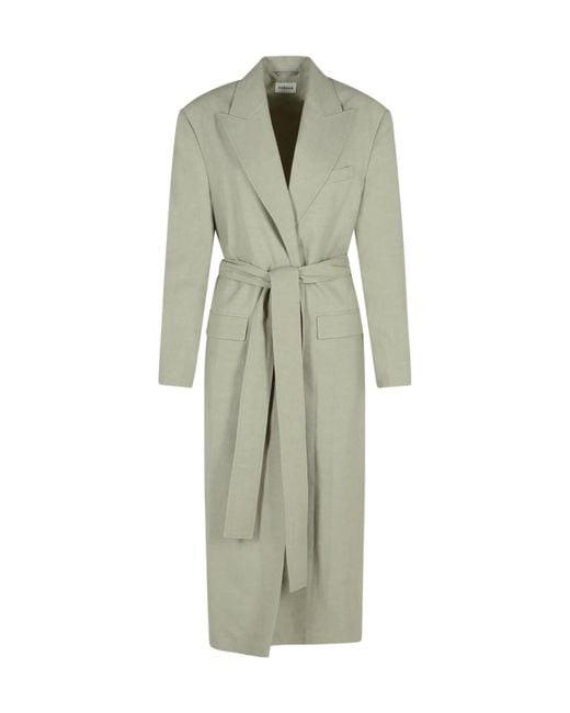 P.A.R.O.S.H. Green Belted Trench Coat