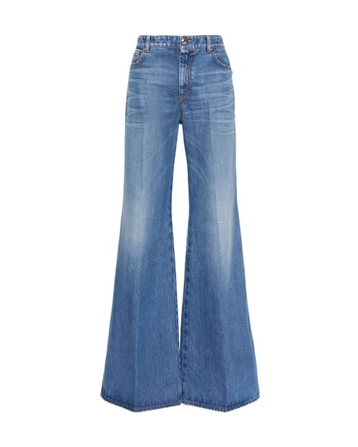 Sportmax Blue Spdmeandro Flared Jeans