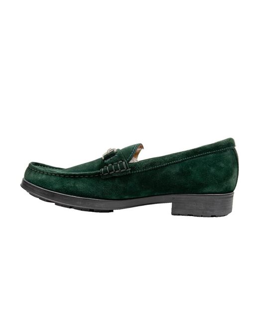 Bally Green Logo Business Casual Shoes for men