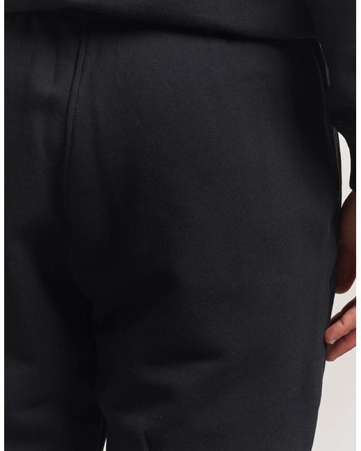 Maison Kitsuné Black Maison Kitsuné Logo Embroidered Drawstring Trousers for men
