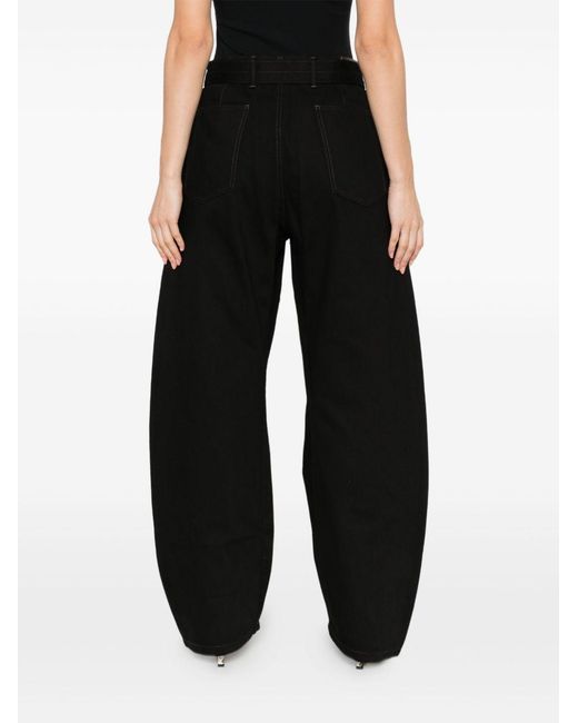 Lemaire Black Belted Jeans