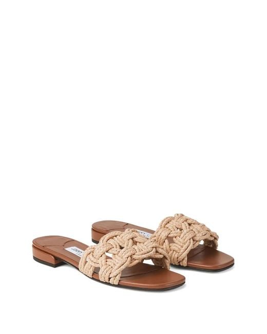 Jimmy Choo Multicolor Chara Flat Sandals