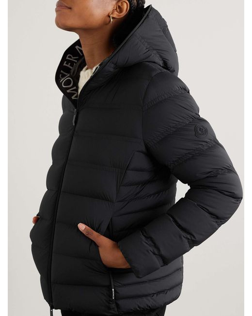 Moncler Black Long-Sleeved Down Jacket