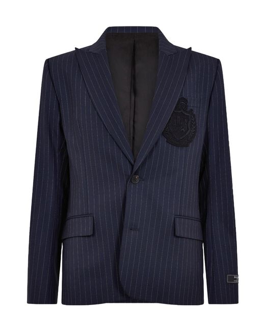 Balmain Blue Stylish And Versatile Blazer for men
