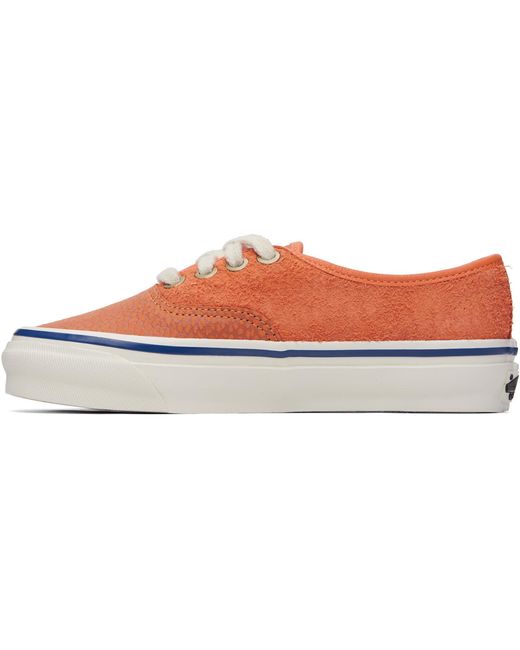 Vans Brown Otw Authentic 44 Siped Low-Top Sneakers