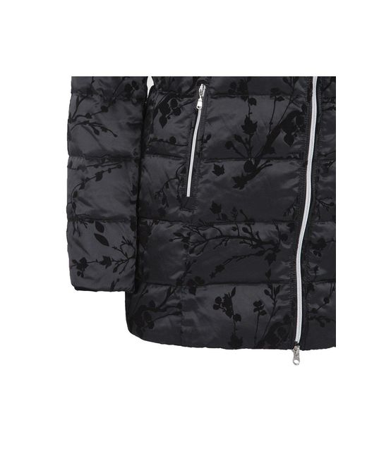 EA7 Black Logo Patch Down Jacket