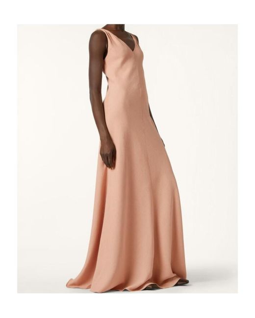 Loro Piana White Callie Flared Midi Dress