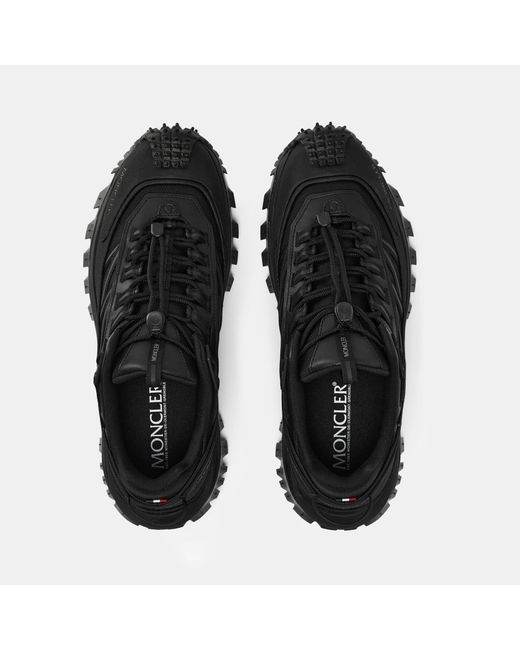 Moncler Black Low-Top Sneakers for men