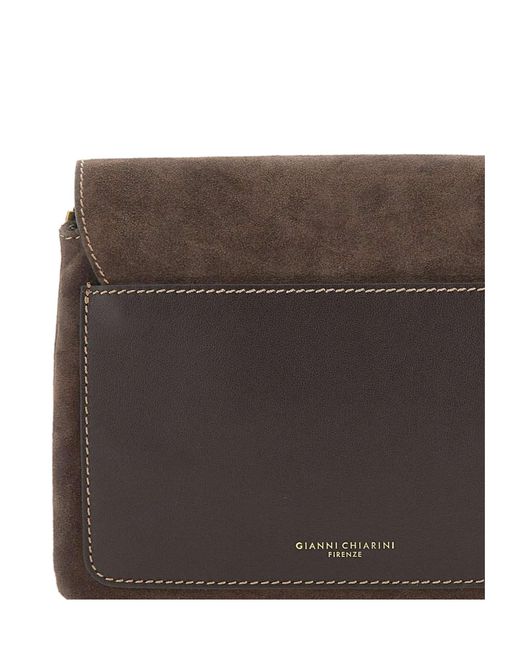 Gianni Chiarini Brown Flap Pocket Shoulder Bag