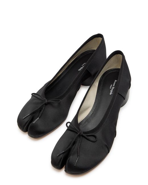 Maison Margiela Black Satin High Heels