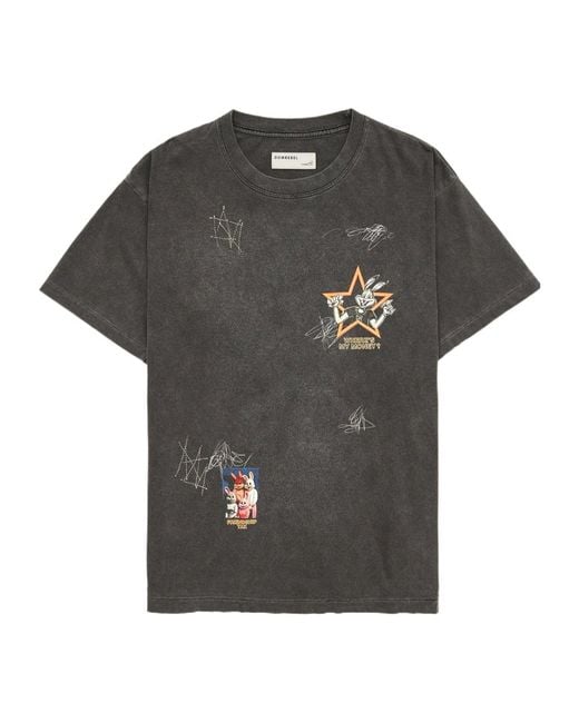 DOMREBEL Gray Short-Sleeved T-Shirt for men