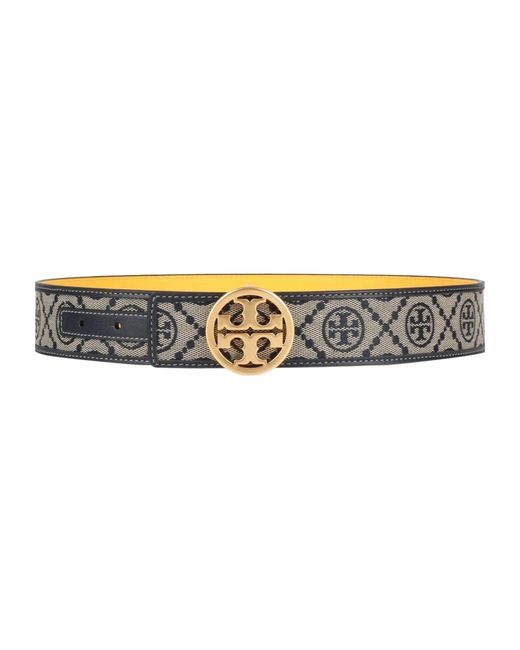 Tory Burch White Fashionable Versatile Leopard Print Leather Belt