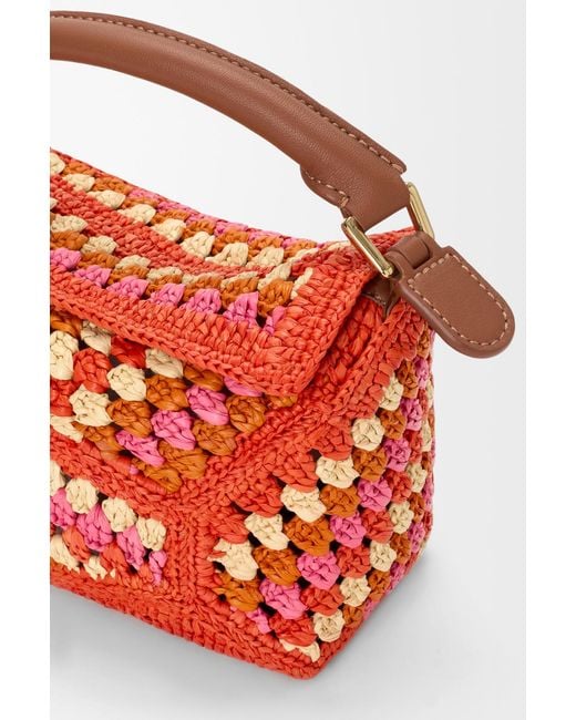 Loewe Red Mini Puzzle Edge Bag