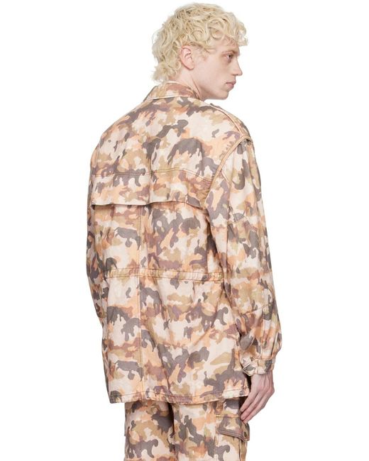 Isabel Marant Natural Elias Lapel Casual Jacket for men