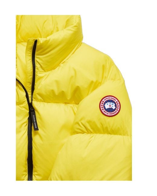 Canada Goose Yellow Fallon Puffer Jacket