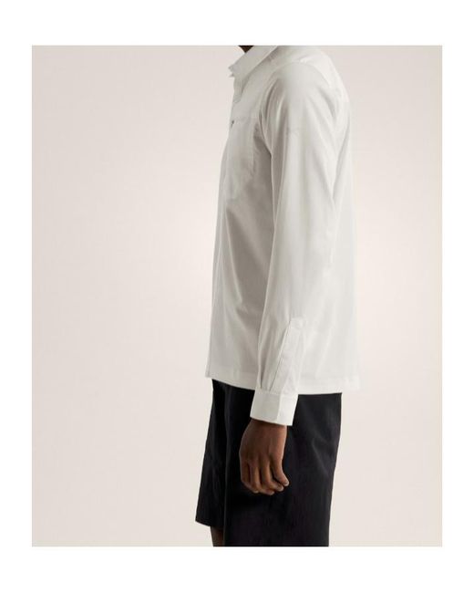 Arc'teryx White Skyline Shirt Ls for men