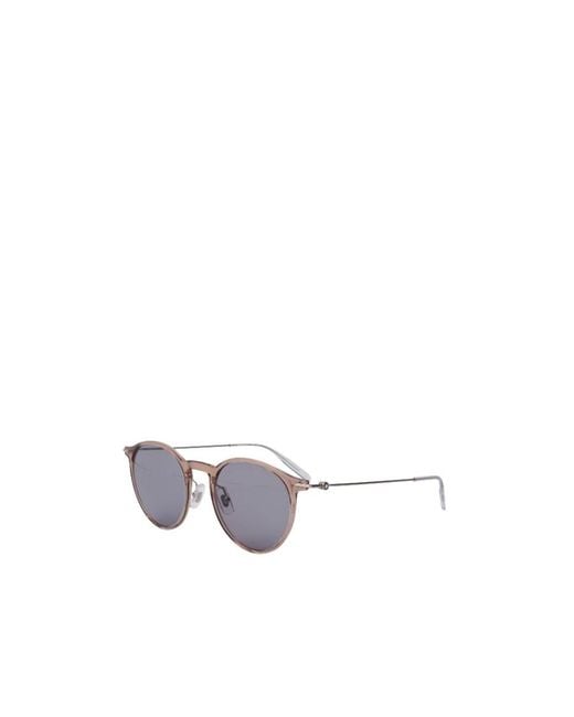 Montblanc White Round Sunglasses for men
