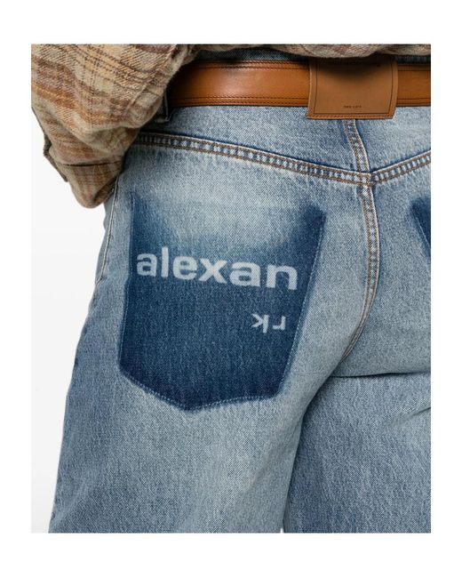 Alexander Wang Blue Belt-Loop Jeans