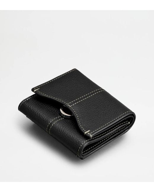 Tod's Black Logo Wallet