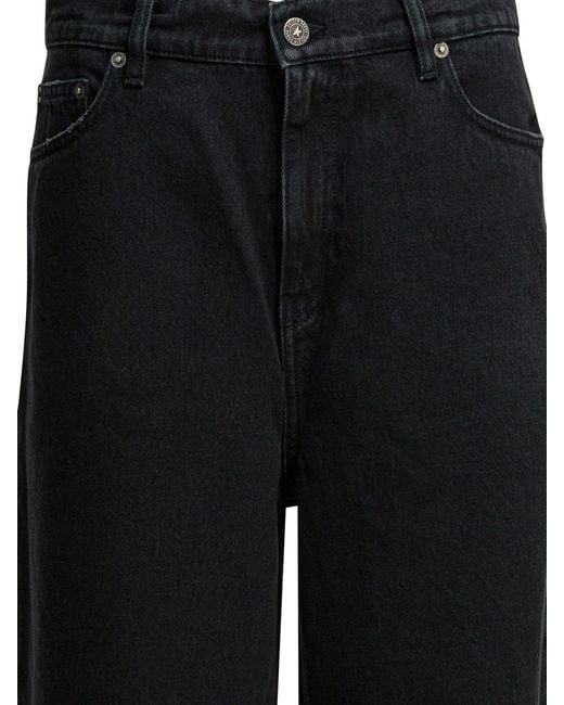 Golden Goose Deluxe Brand Black Boyfriend Wide-Leg Jeans
