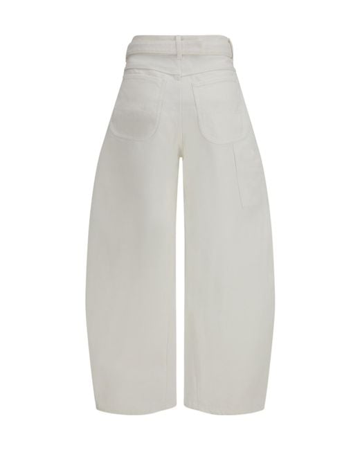 Sacai White Denim Jeans