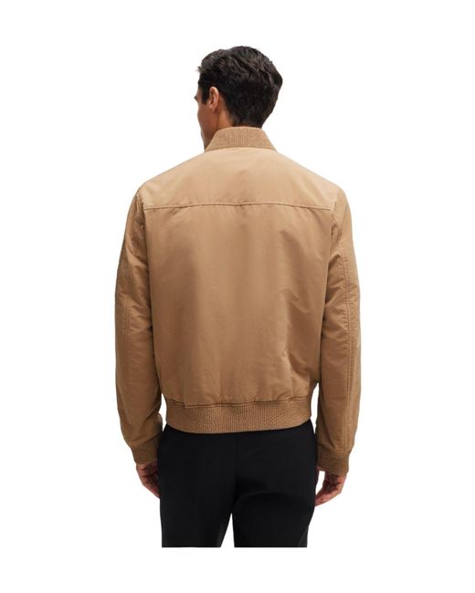 Boss Brown Solid Casual Jacket for men