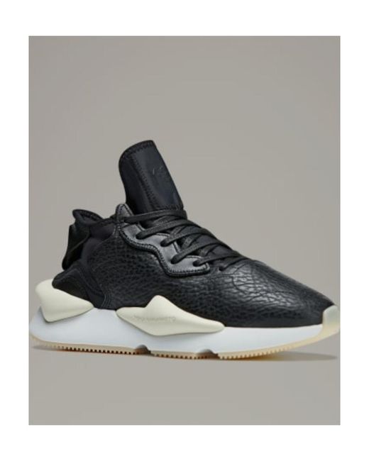Y-3 Black Lace Up Sneakers for men