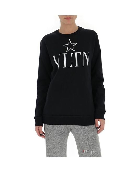 Valentino Black Printed Sweater