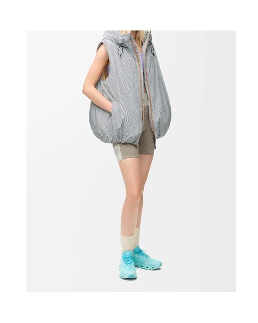 Loewe Gray Puffer Vest for men