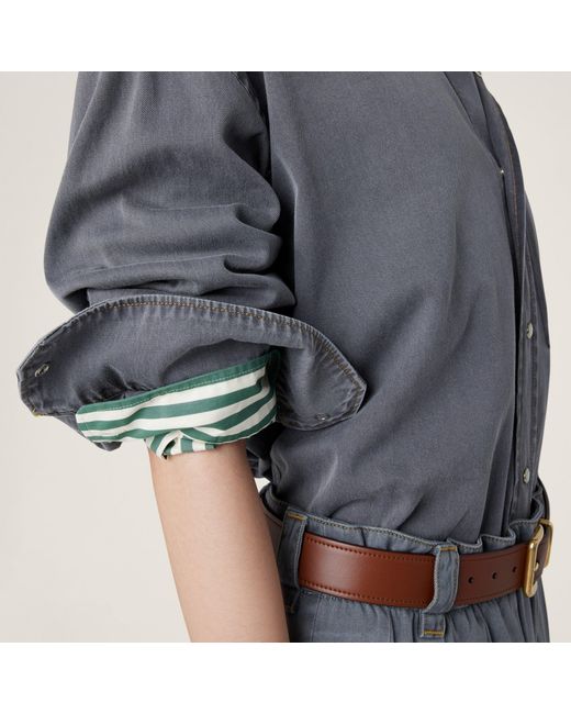 Miu Miu Gray Chambray Shirt