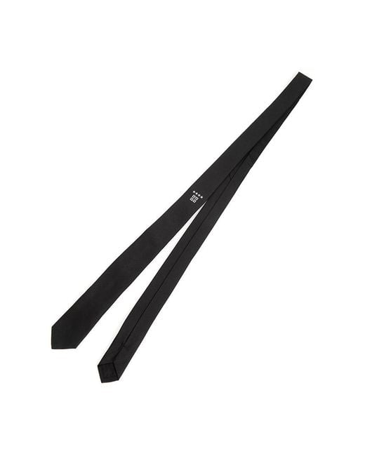 Givenchy Black Pointed Tie for men
