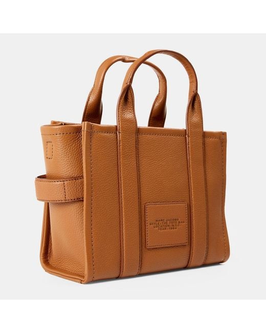 Marc Jacobs Brown Stylish Small Leather Tote Bag