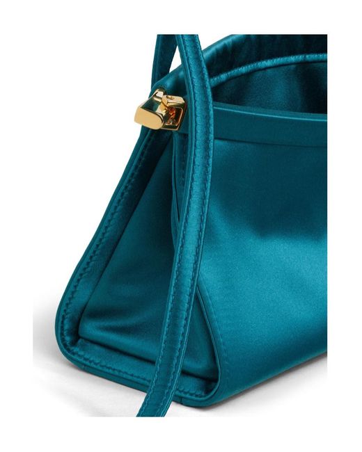 Alaïa Blue Le Click East West Small Bag