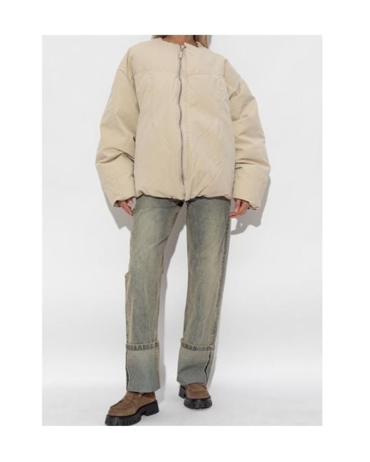 Entire studios Natural Oversized Down Jacket