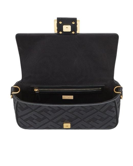 Fendi Black Ff Canvas Bag