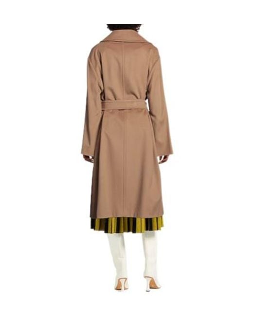 Max Mara Brown Long Belted Coat