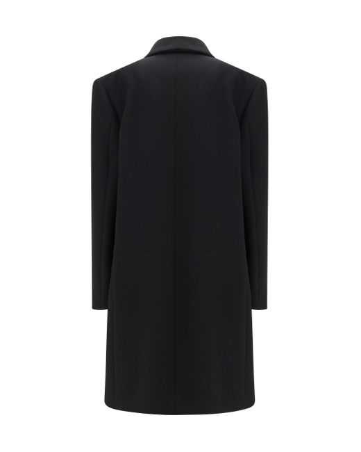 The Row Black Fedra Shawl-Lapel Coat