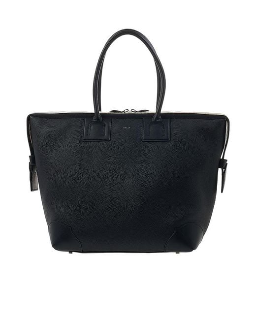 Bally Black Bold Volume Tote Bag