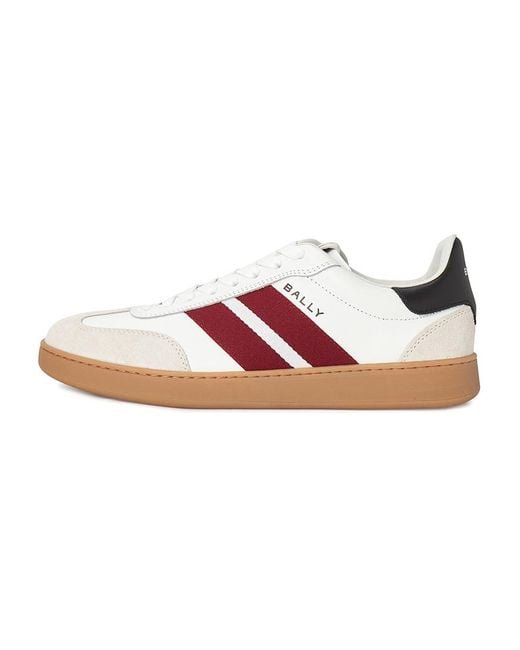 Bally Pink Lace-Up Sneakers for men
